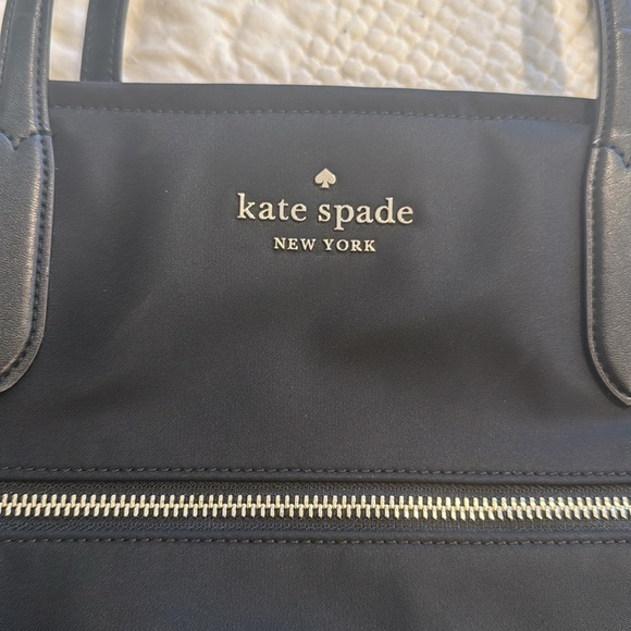 EUC kate spade Chelsea Large Nylon Tote Bag Black - Picture 6 of 15